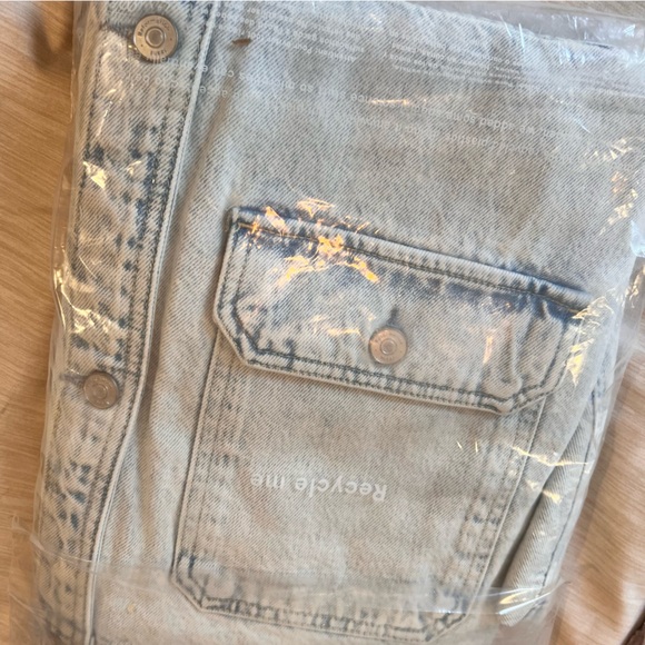 Reformation Callum Denim Chore Jacket, NEW - Picture 8 of 9